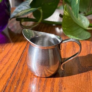 Gemco Stainless Steel Creamer Pitcher Made in Japan